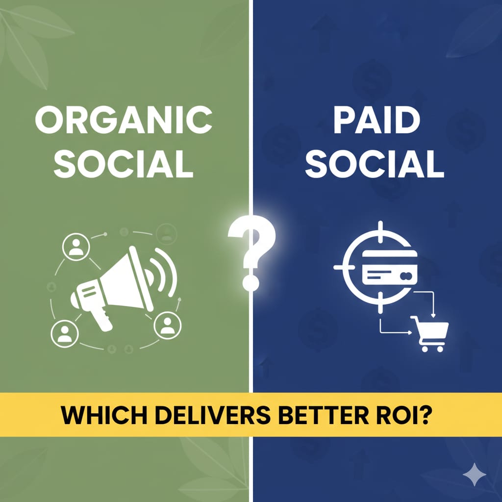 Organic vs Paid Social Media Marketing: Which Strategy Delivers Better ROI?